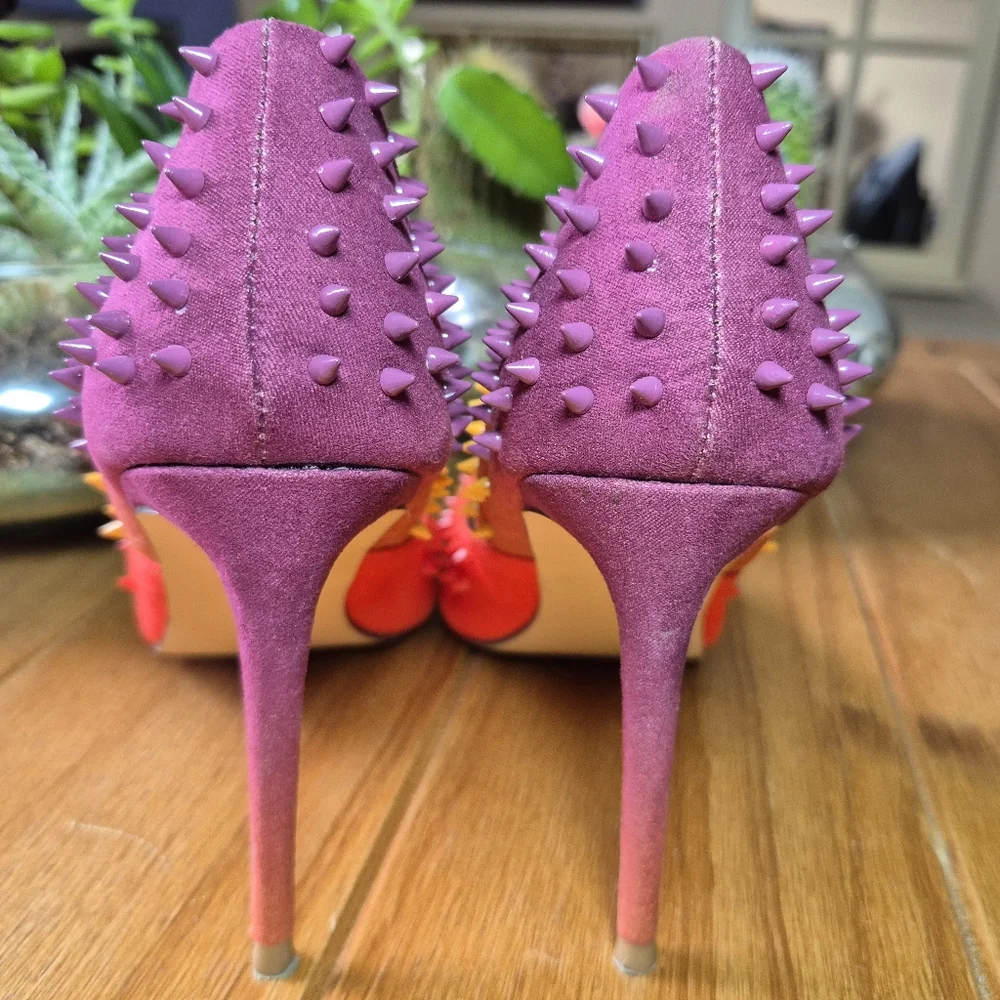 Steve‎ Madden 'Testy' Ombre Spiked Pumps - Size 6.5